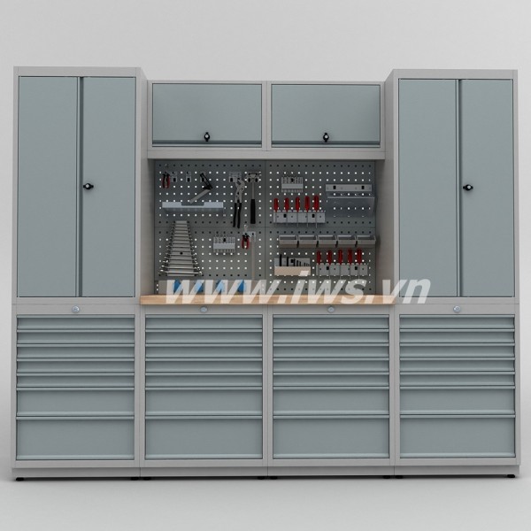 Hệ tủ chứa đồ nghề, dụng cụ 2500mm - Model: 13255